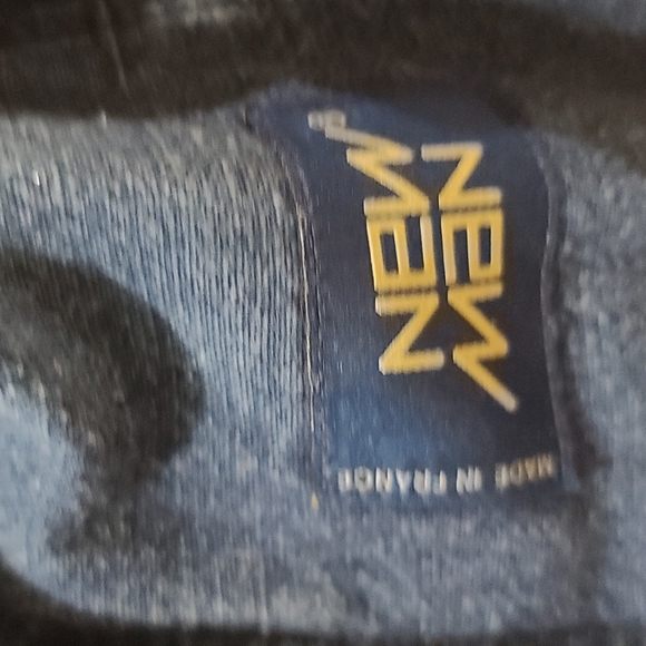 New man jean jacket made in france. Has a little wear on color. - Picture 6 of 7